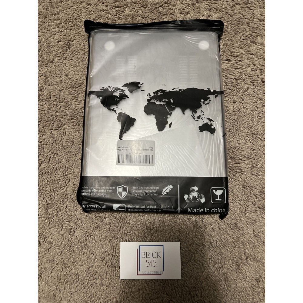 Apple: MacBook Pro 12”- Hard Shell Case & Keyboard Cover (Clear) New